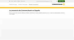 Desktop Screenshot of commerzbank.es