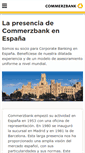 Mobile Screenshot of commerzbank.es
