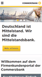 Mobile Screenshot of firmenkunden.commerzbank.de