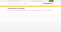 Desktop Screenshot of commerzbank.nl