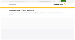 Desktop Screenshot of commerzbank.cz