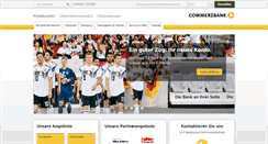 Desktop Screenshot of commerzbank.de