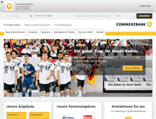 Tablet Screenshot of commerzbank.de